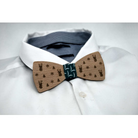 Wooden bow tie