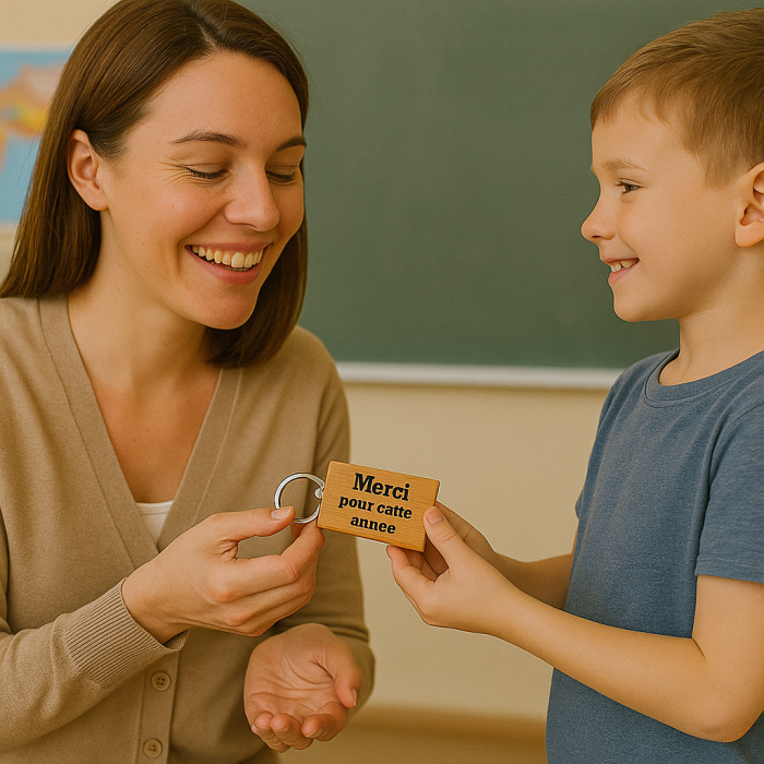 Cadeaux personnalisés gravés pour enseignants et ATSEM — 3D Mountain
