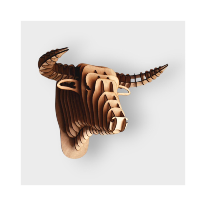 Natuurlijke en moderne houten decoraties voor het interieur — 3D Mountain