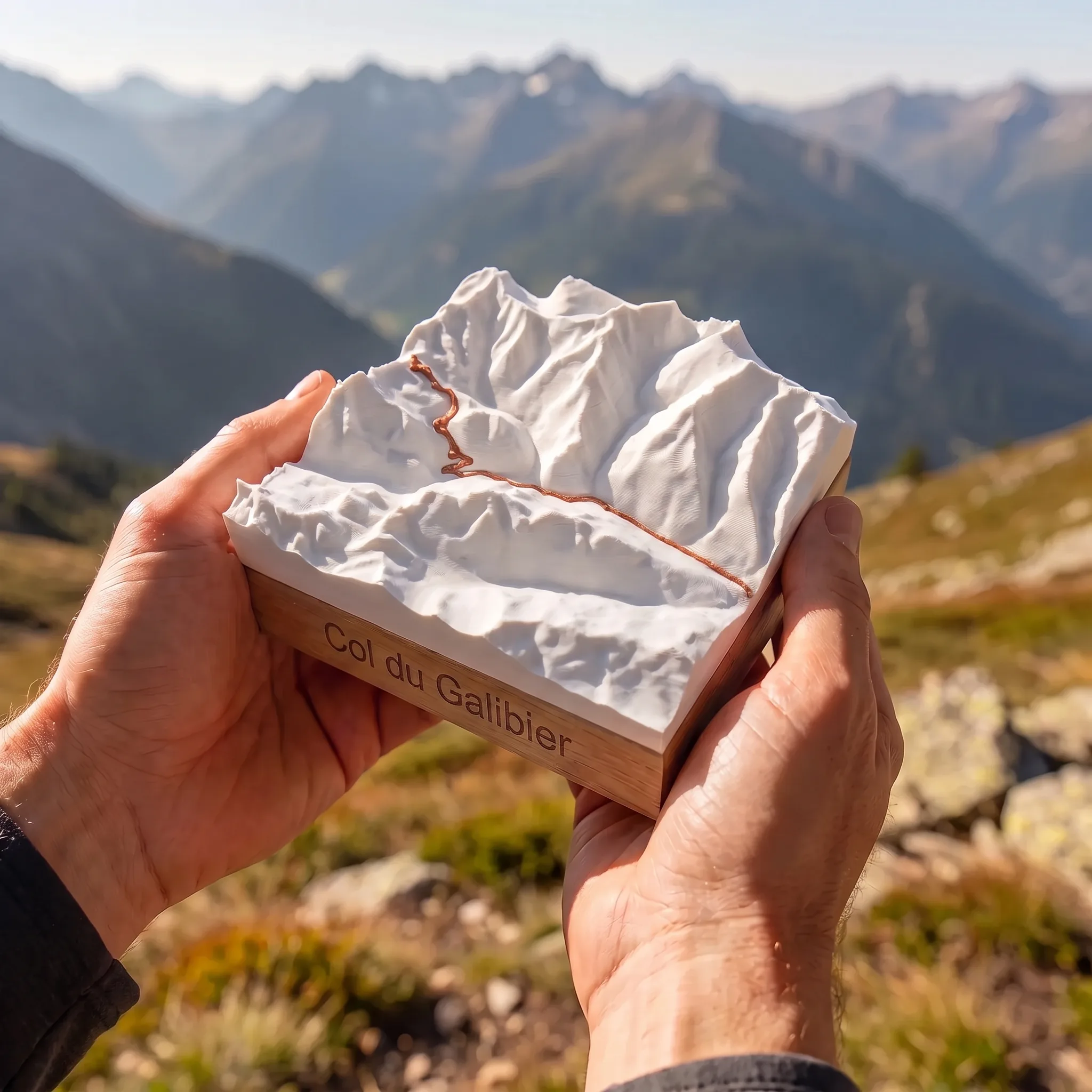 Col du Galibier - Carte 3D relief — conserve les main mais en exterieur avec