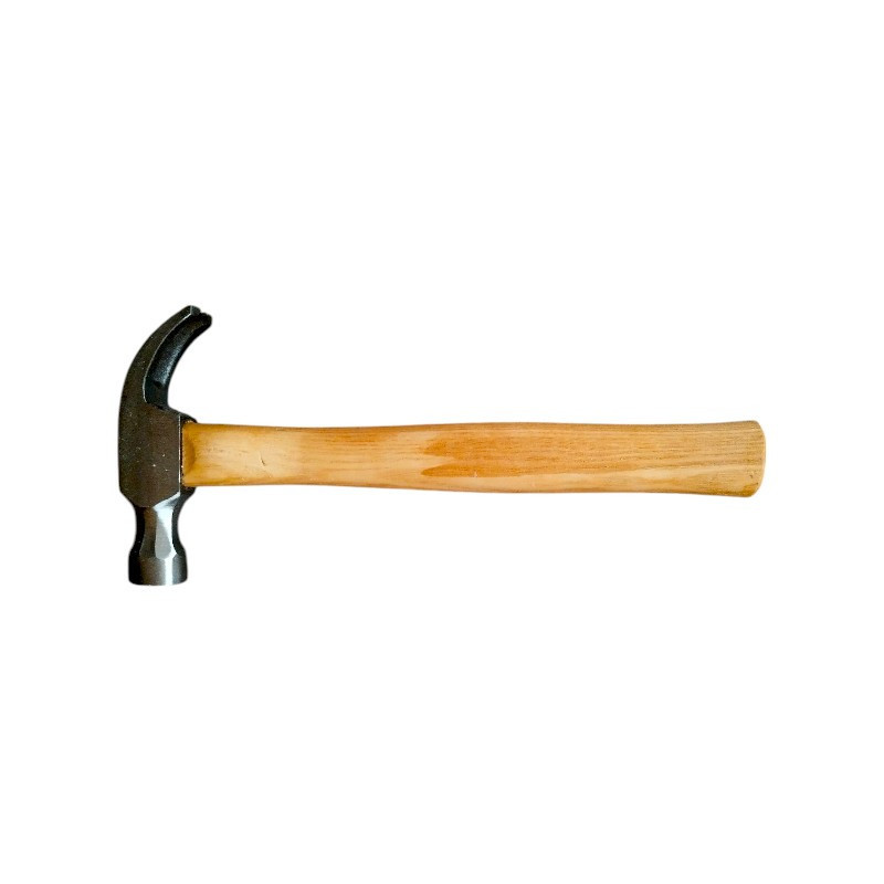 450g carpenter's hammer with customizable wooden handle