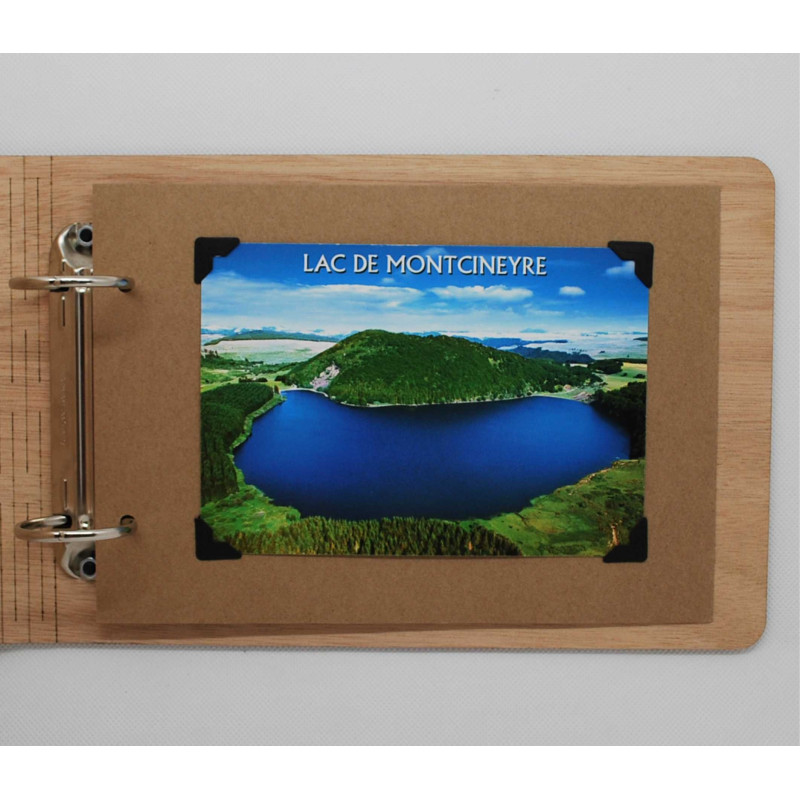 Album photo en bois personnalisé — cadeau naissance (motif ours gravé) – Image 6